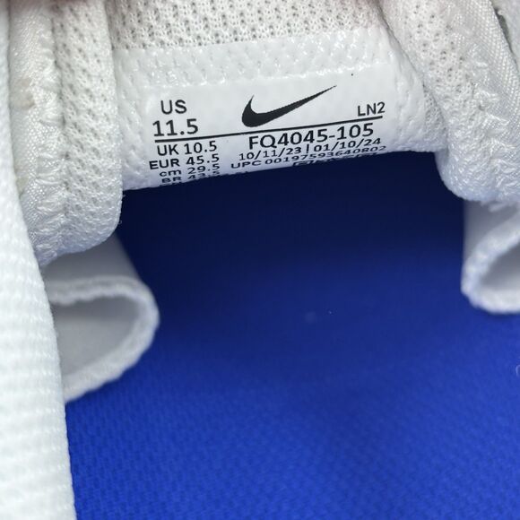 Mens Size 11.5 Nike Vapor Edge Speed 360 2 Blue White Football Cleats FQ4045-105 main image 4